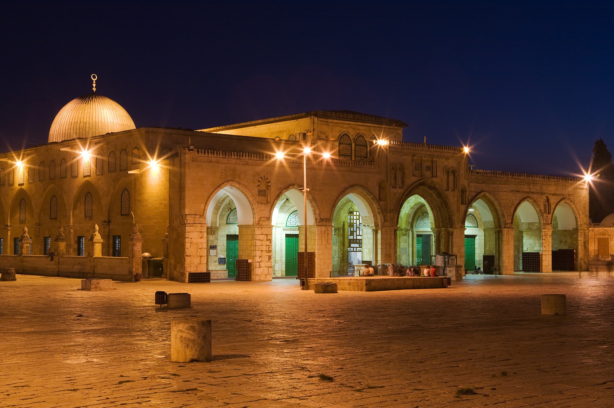 Photographs of and in the Masjid al-Aqsa, Haram al-Sharif, Jerusalem.