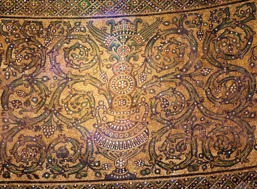 Colored Light Across the Drum Mosaics